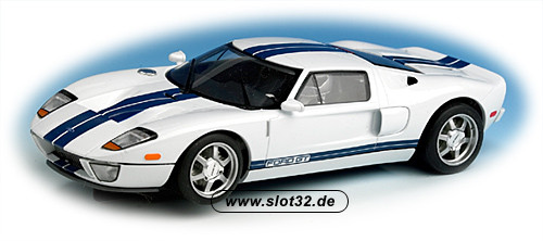 SCALEXTRIC Ford GT 2003 white Limited